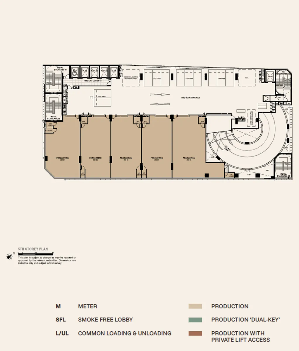 Generations @ Tannery 5th Storey — Production Units floor plan, 71 Tannery Lane